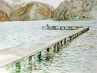 野尻湖｜Jobimによる水辺のスケッチを中心とした水彩画展
