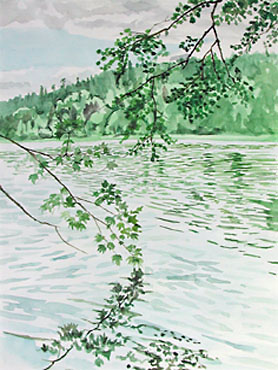 チミケップ湖｜Jobimによる水辺のスケッチを中心とした水彩画展